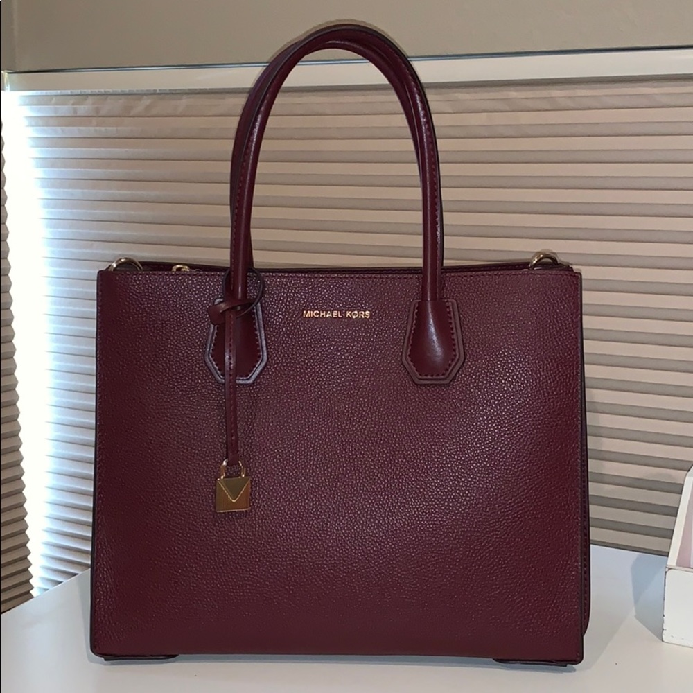 Michael Kors Plum Mercer Handbag